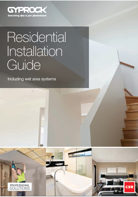 Residential Installation Guide Gyprock