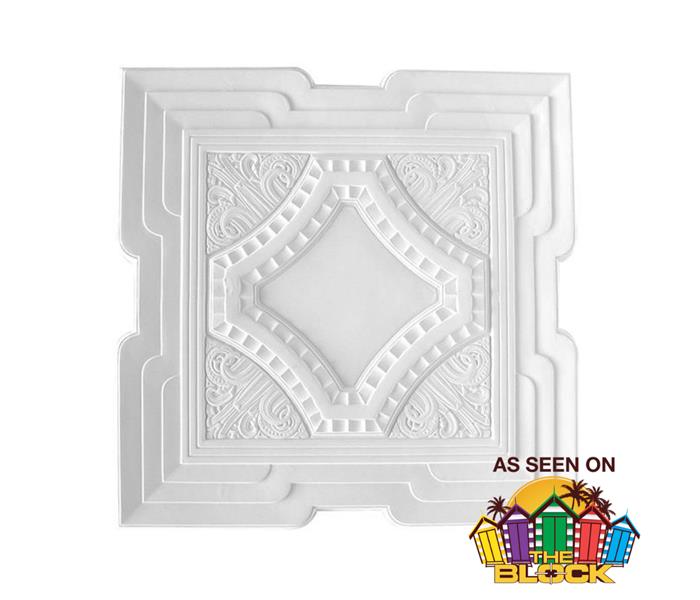 Gyprock decorative plaster ceiling panel HOP130 13466.