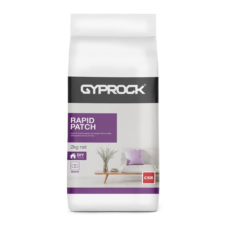 Gyprock® DIY Rapid Patch in 2kg bag.