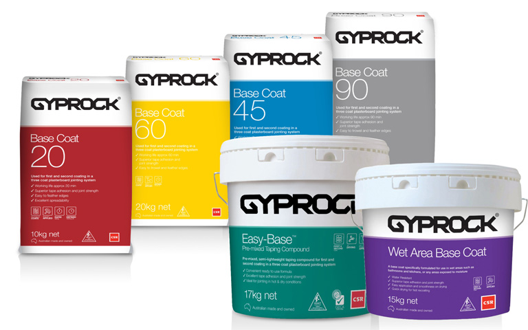 Gyprock® Base Coat Product Range