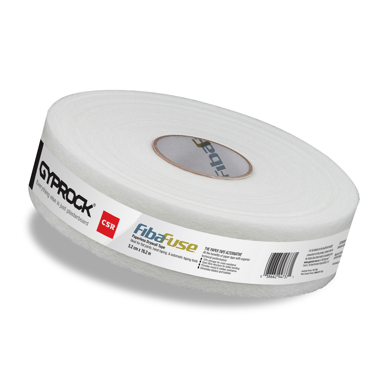 Gyprock FibaFuse Tape for Plasterboard Joints and Repairs CSR