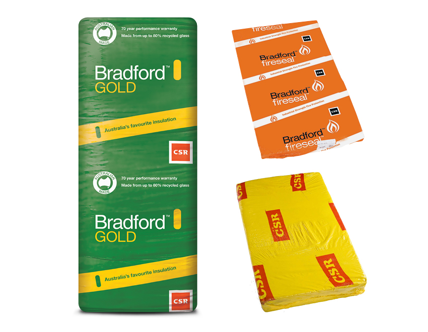 Bradford Insulation product shots