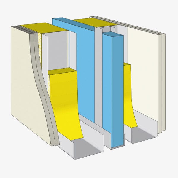Party wall steel