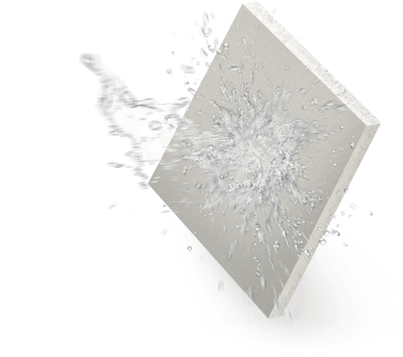 moisture resistant plasterboard graphic