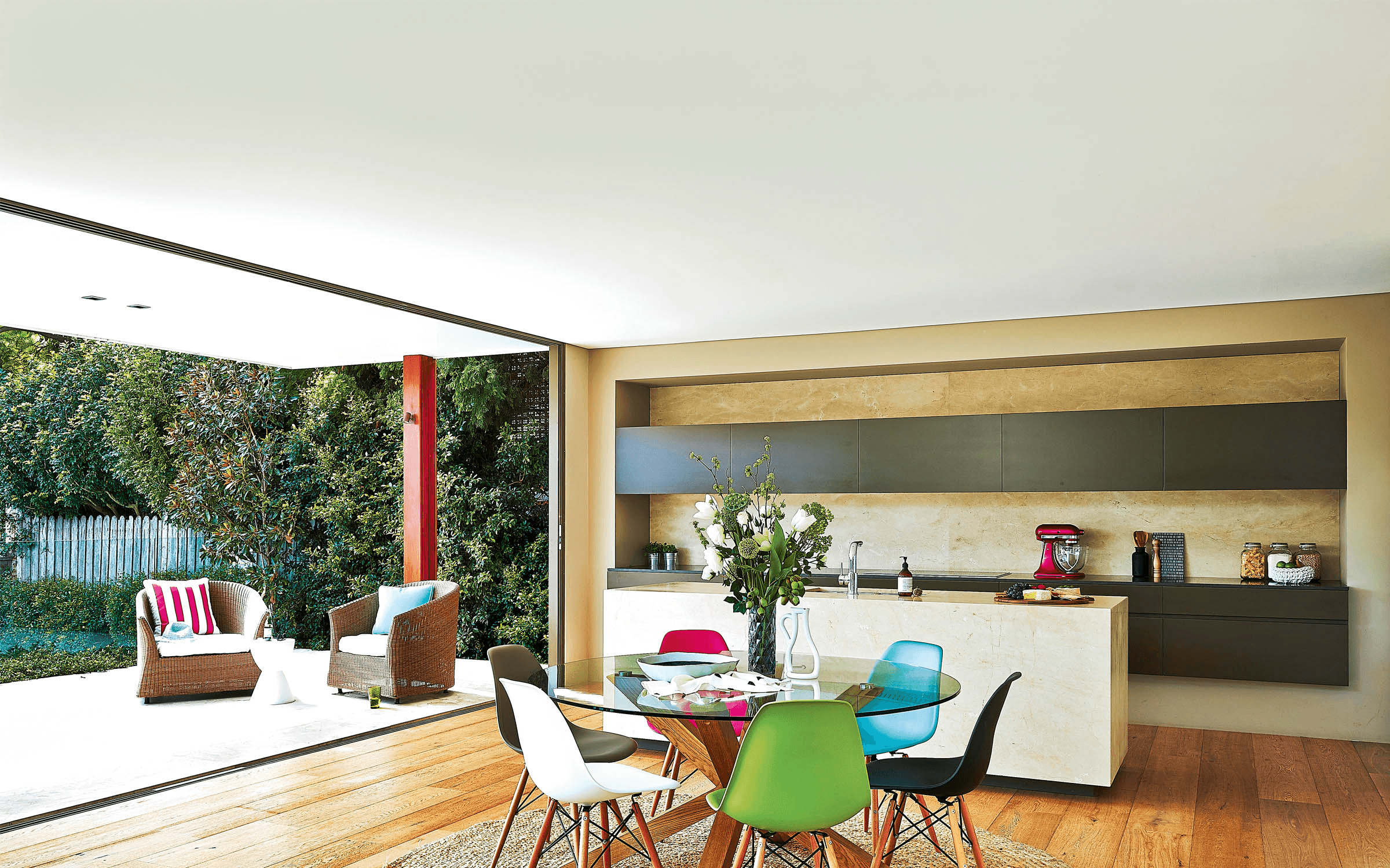 kitchen ceilings leading to al fresco