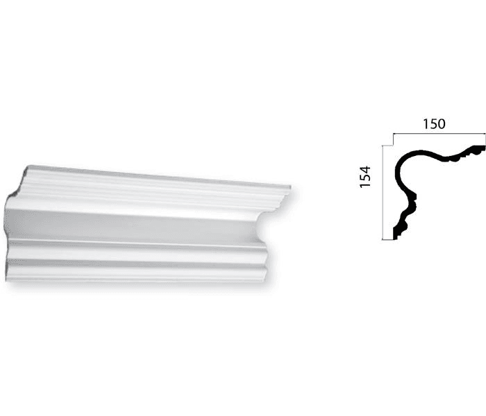 decorative plaster cornice