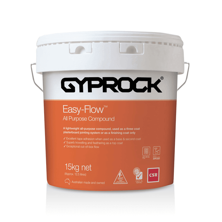 Csr Easy Flow Gyprock | Easy-Flow™ for Plasterboard Jointing - CSR